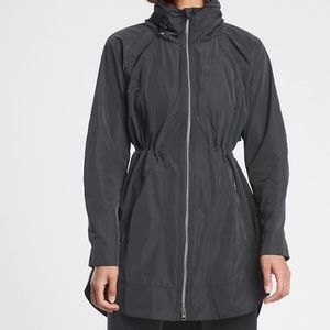 Athleta Black Drip Drop Rain ☔️ Jacket